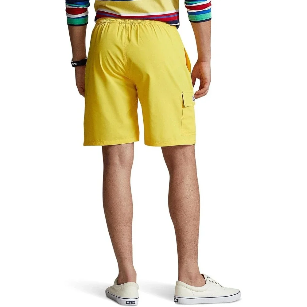 Polo Ralph Lauren Men's 8.5 Inch Kailua Classic Fit Swim Trunks Yellow Shorts XL - Picture 9 of 10
